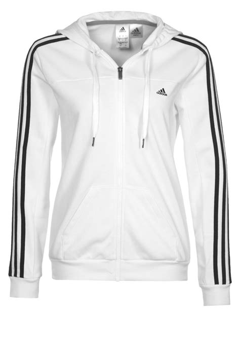 weiß zip adidas|Shop White Hoodies & Sweatshirts .